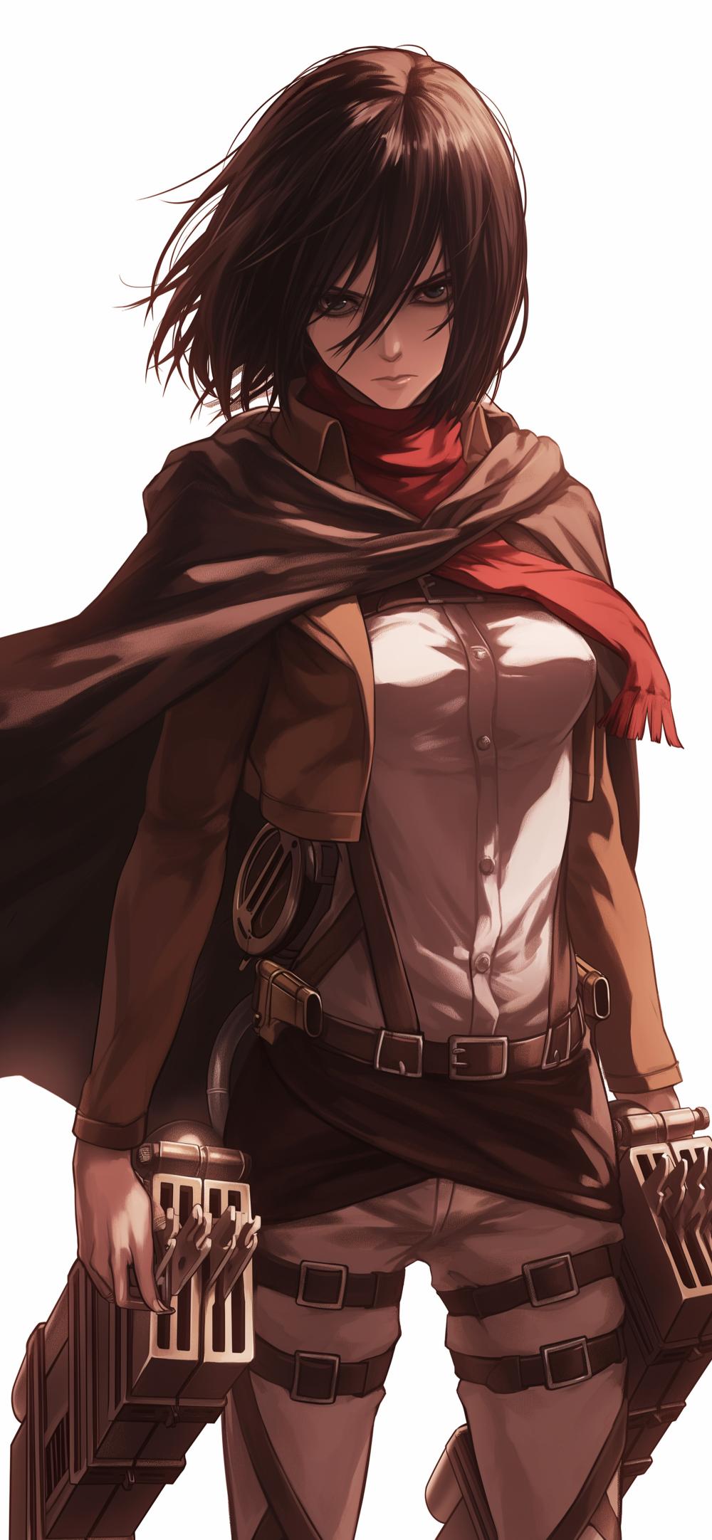 Download Mikasa Ackerman Aot Warrior Wallpaper