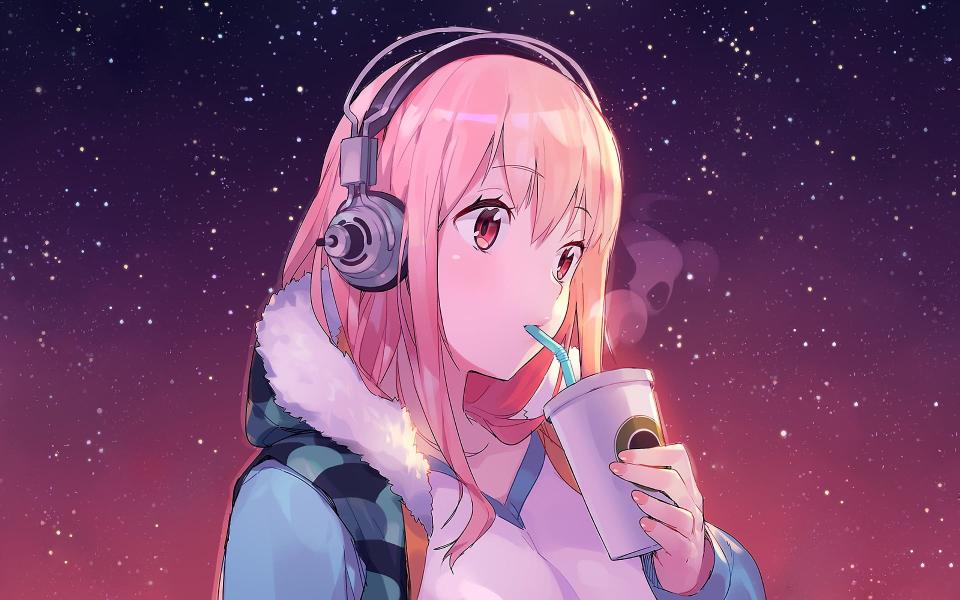 Download anime girls Super Sonico