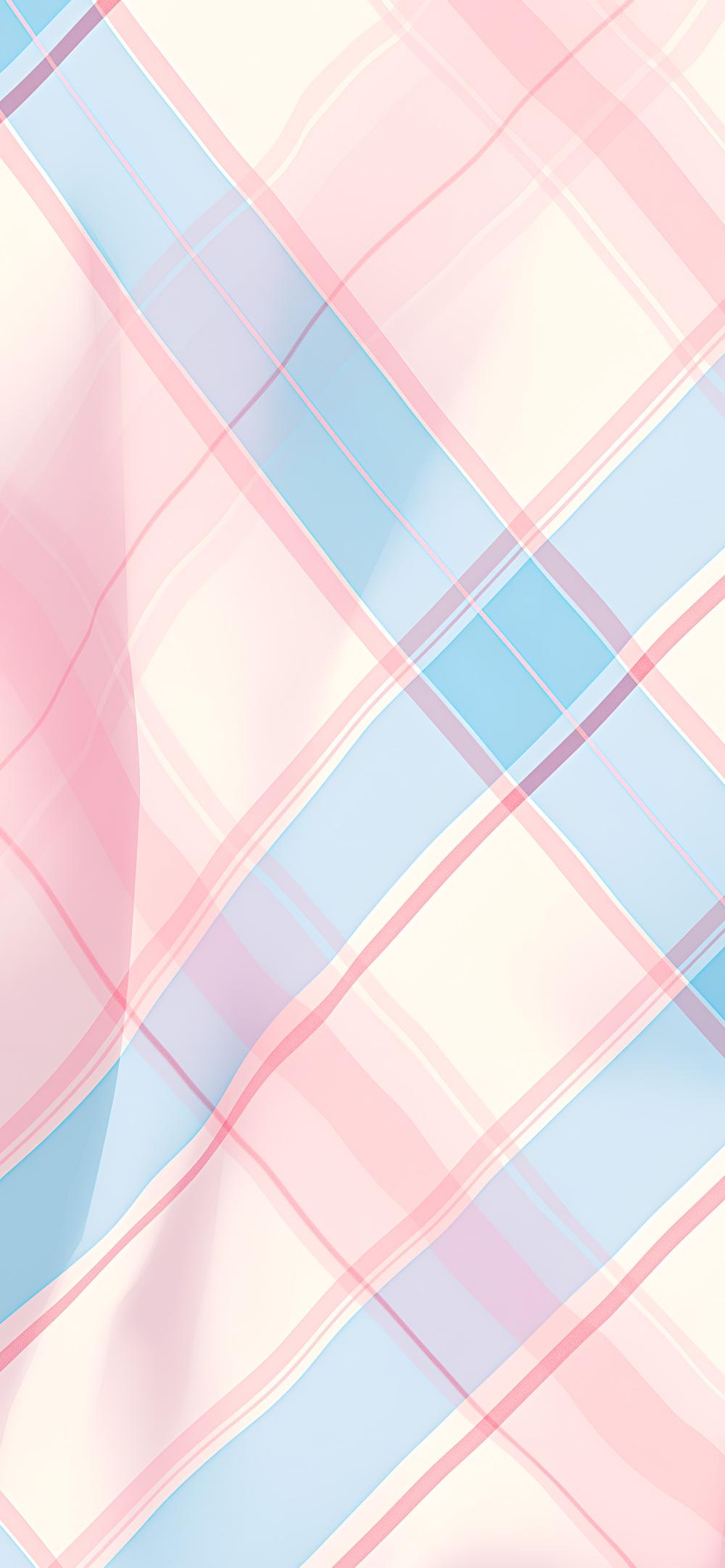 Download Soft Pink Blue Aesthetic Pattern Wallpaper