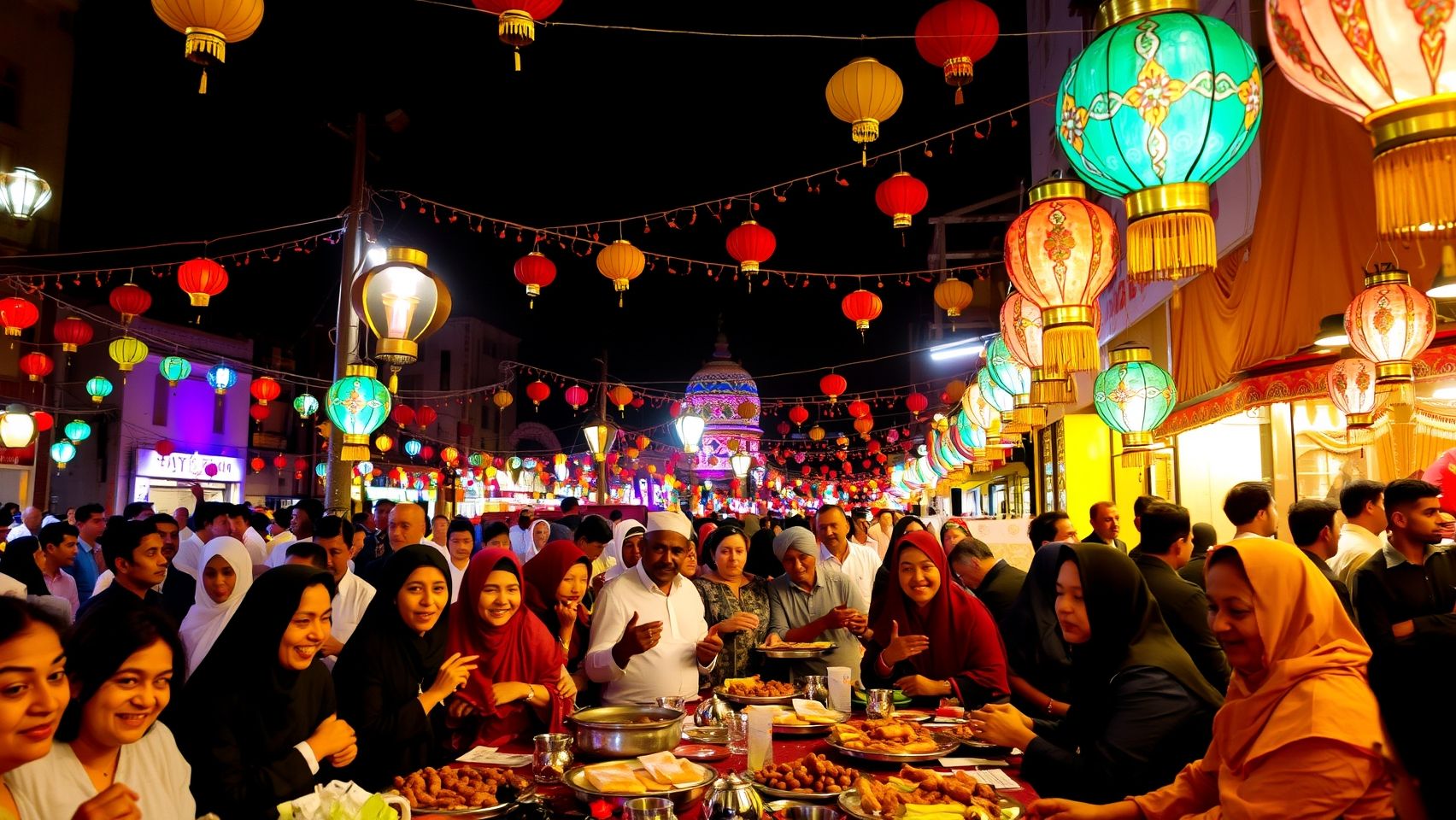 Download Egyptians Celebrate The Holy Month Of