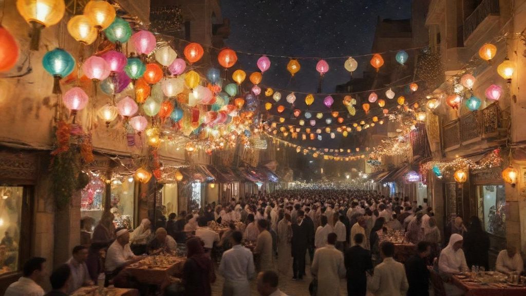 Download Egyptians Celebrate The Holy Month Of