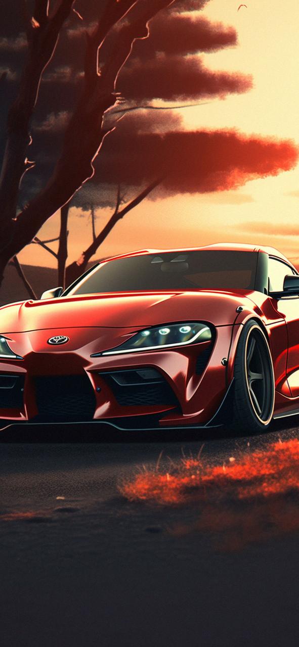 Download Red Toyota Supra Art