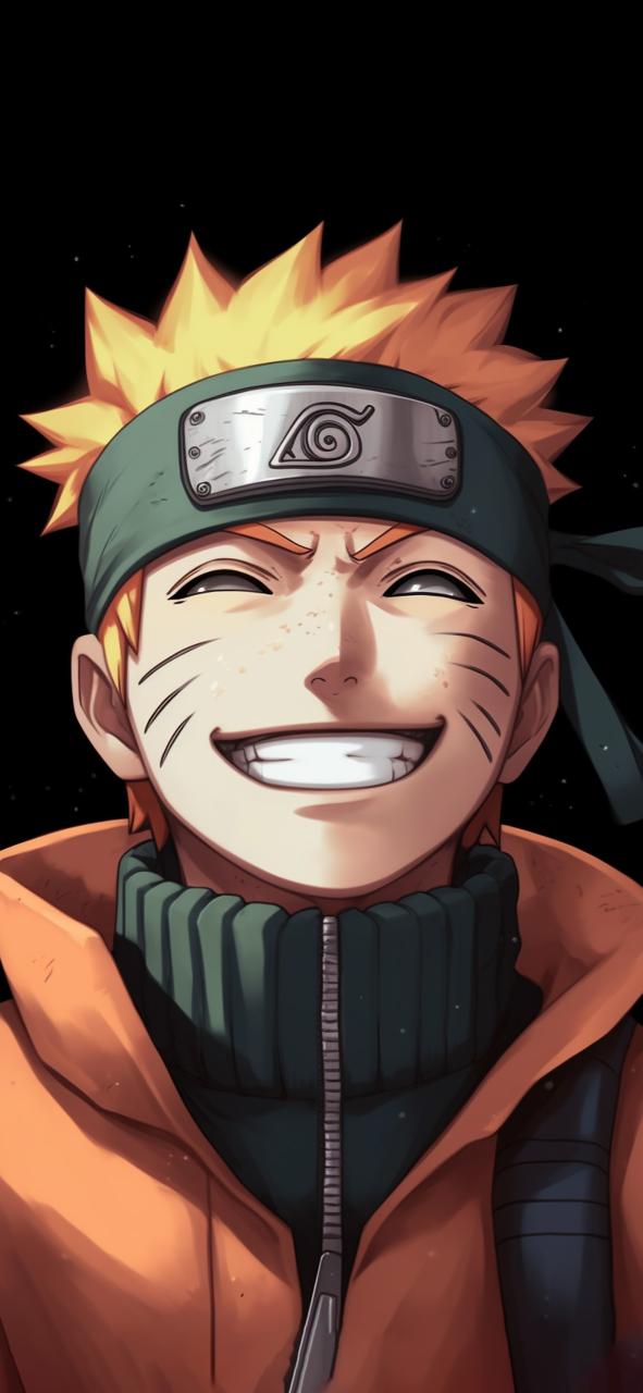 Download Smiling Naruto Black