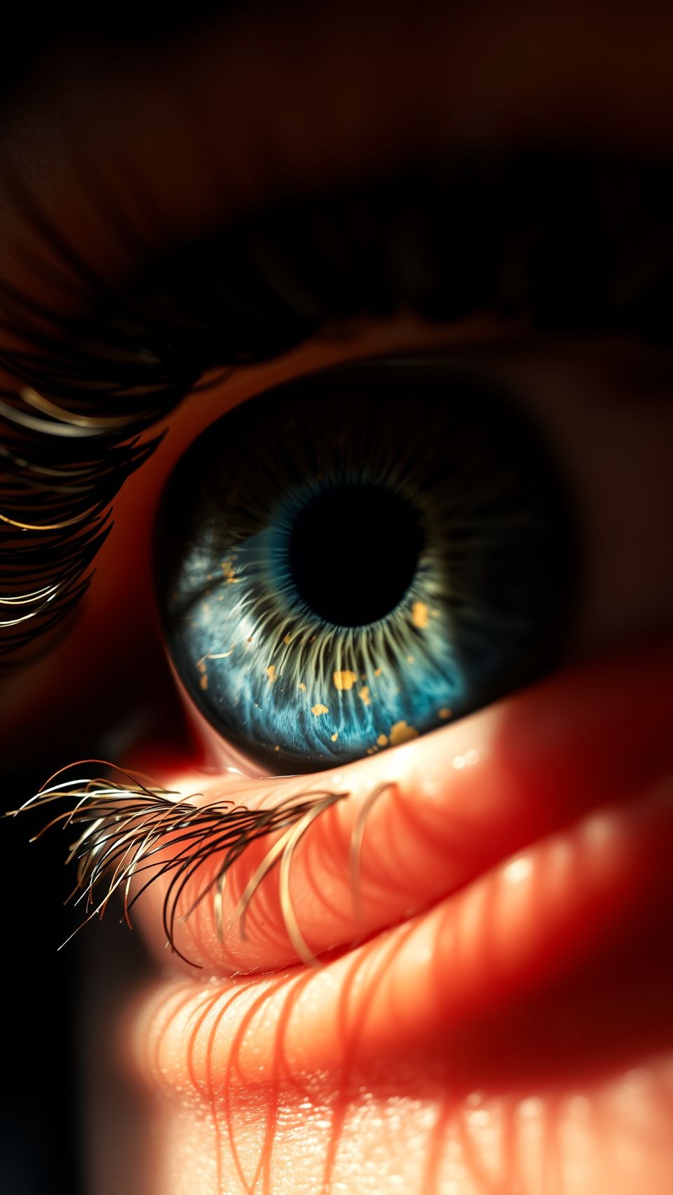 Download Eye Closeup Looking Directly At The