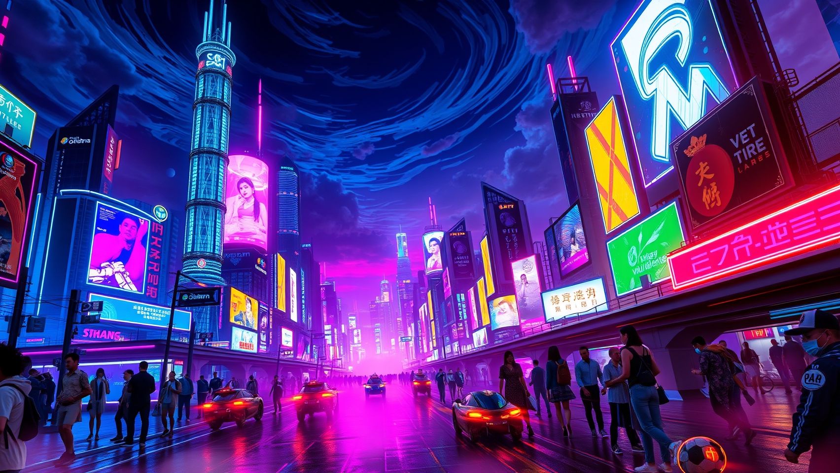 Download Faa Um Planeta Futurista Cyberpunk