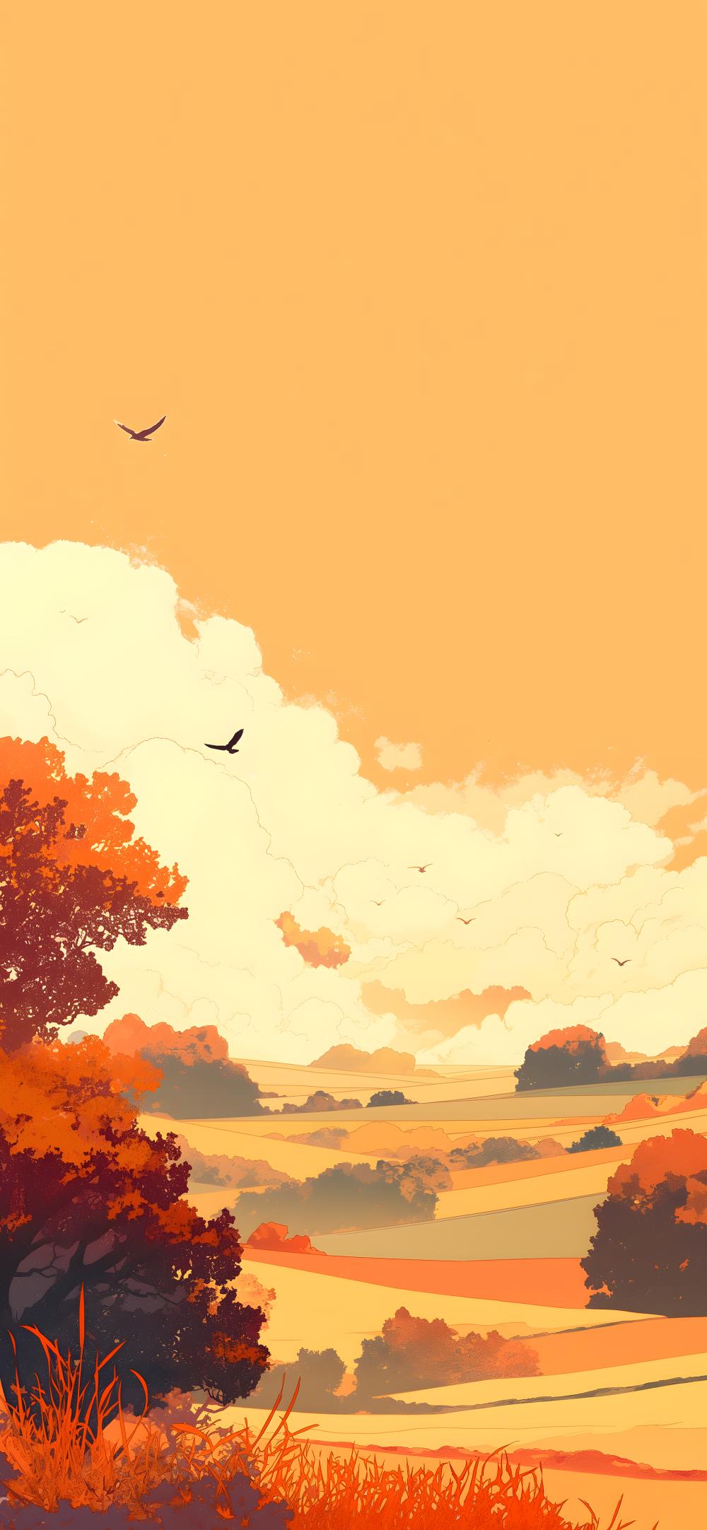 Download Autumn Scenery Digital Art