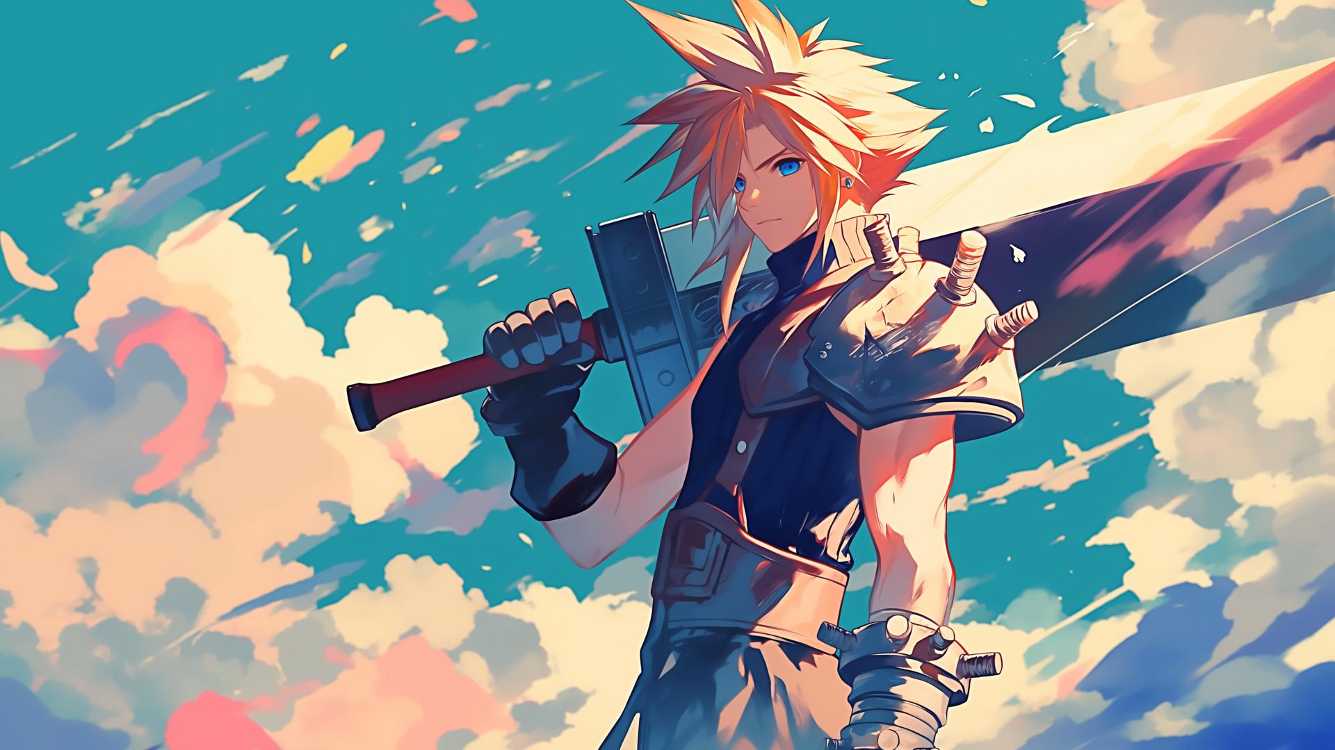 Download Cloud Strife Final Fantasy Vii Desktop Wallpaper