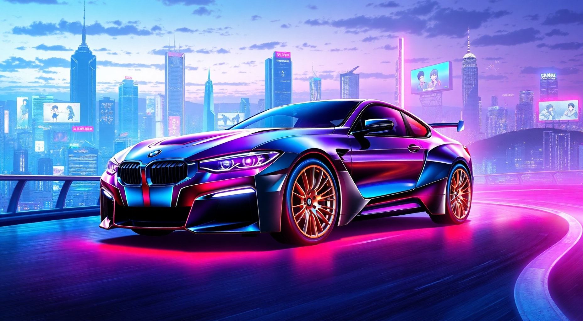 Download Futuristic Anime Bmw