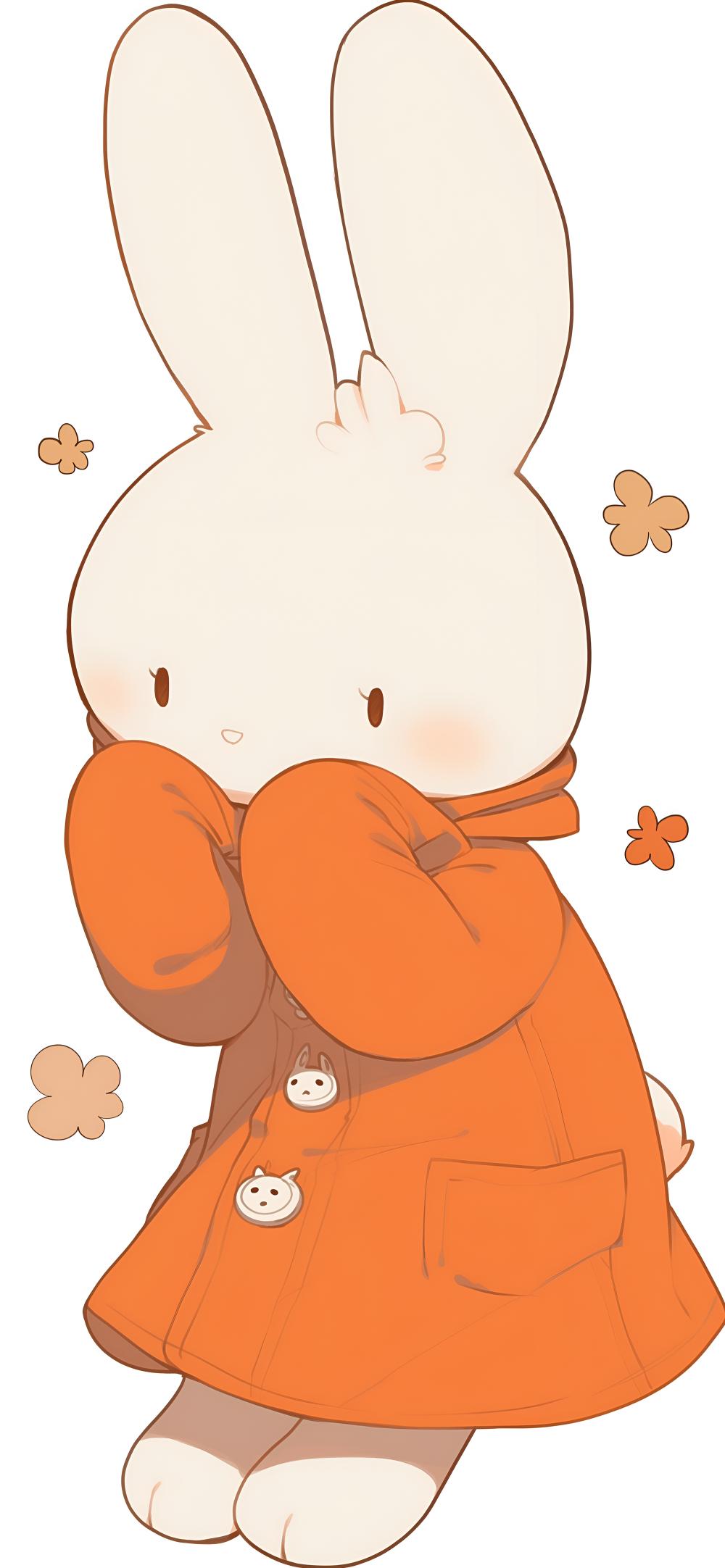 Download Miffy Orange Coat Kawaii