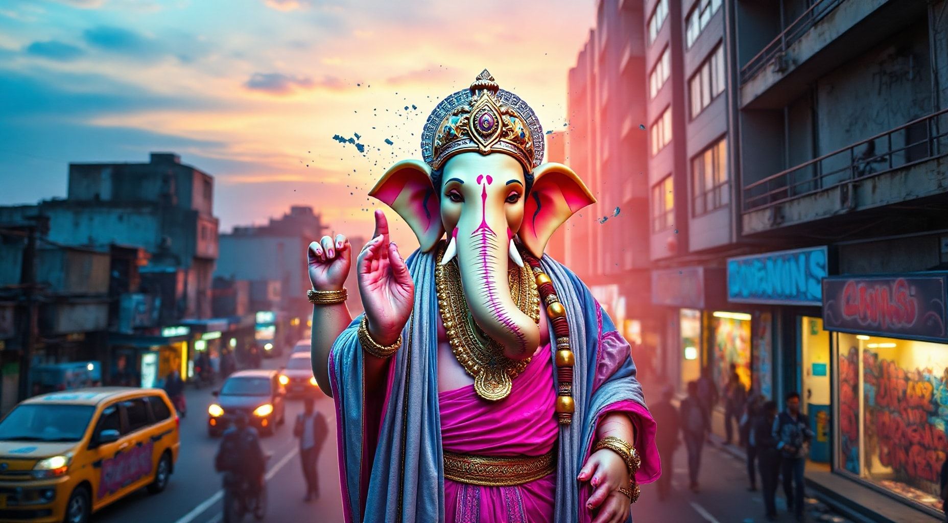 Download Ganesh In Modern Generation