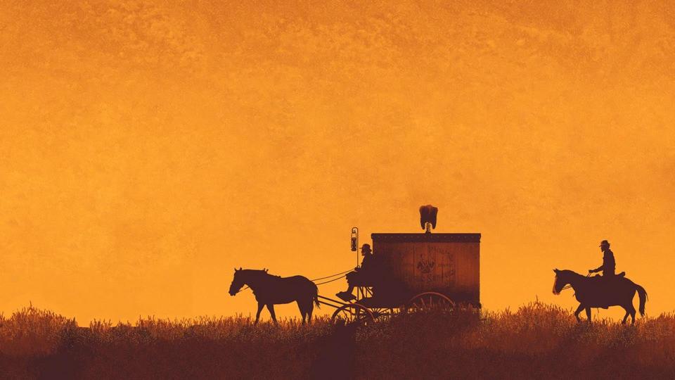 Download carriage and man riding