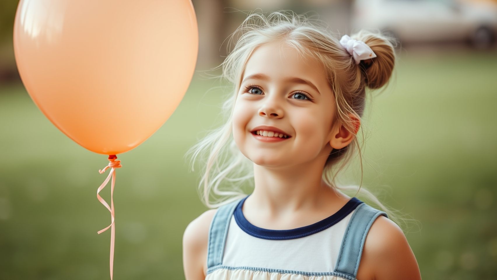 Download Girl With Balloon In Her Hand