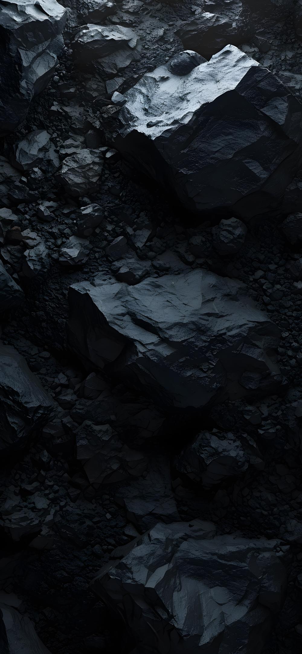 Download Dark Rocky Surface Aesthetic