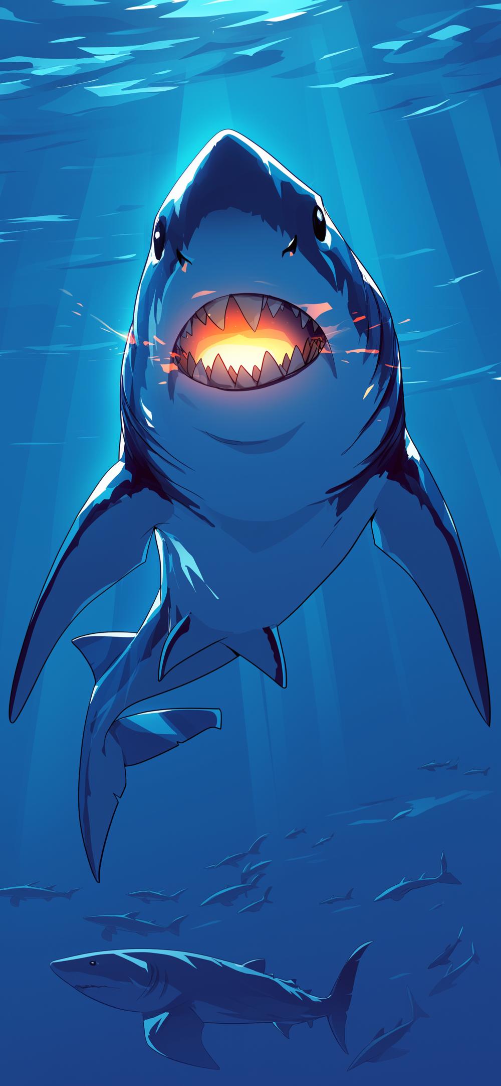 Download Intense Shark Art