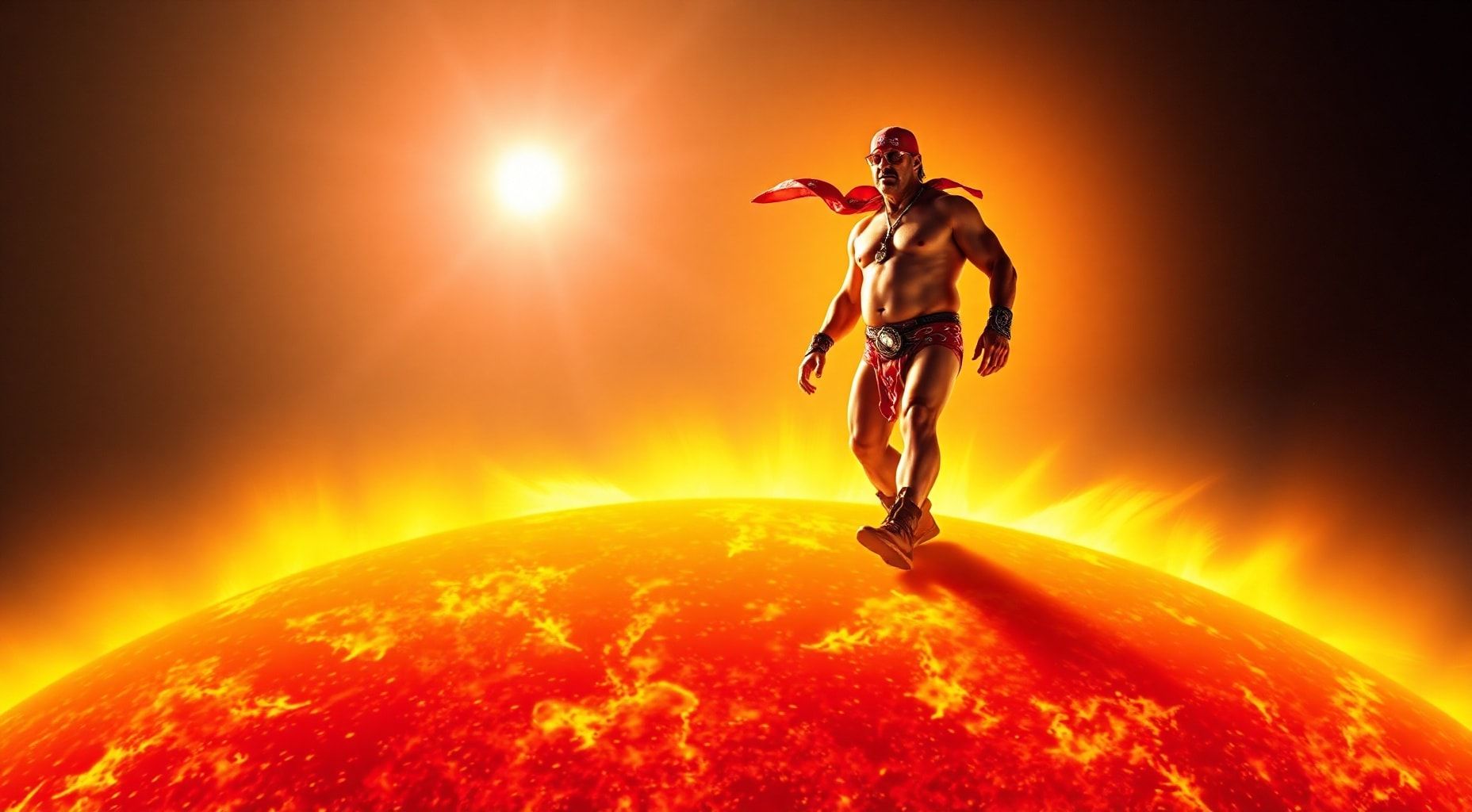 Download Hulk Hogan Steps On The Sun