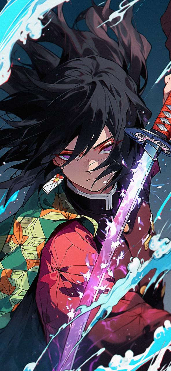 Download Demon Slayer Giyu Tomioka With Katana