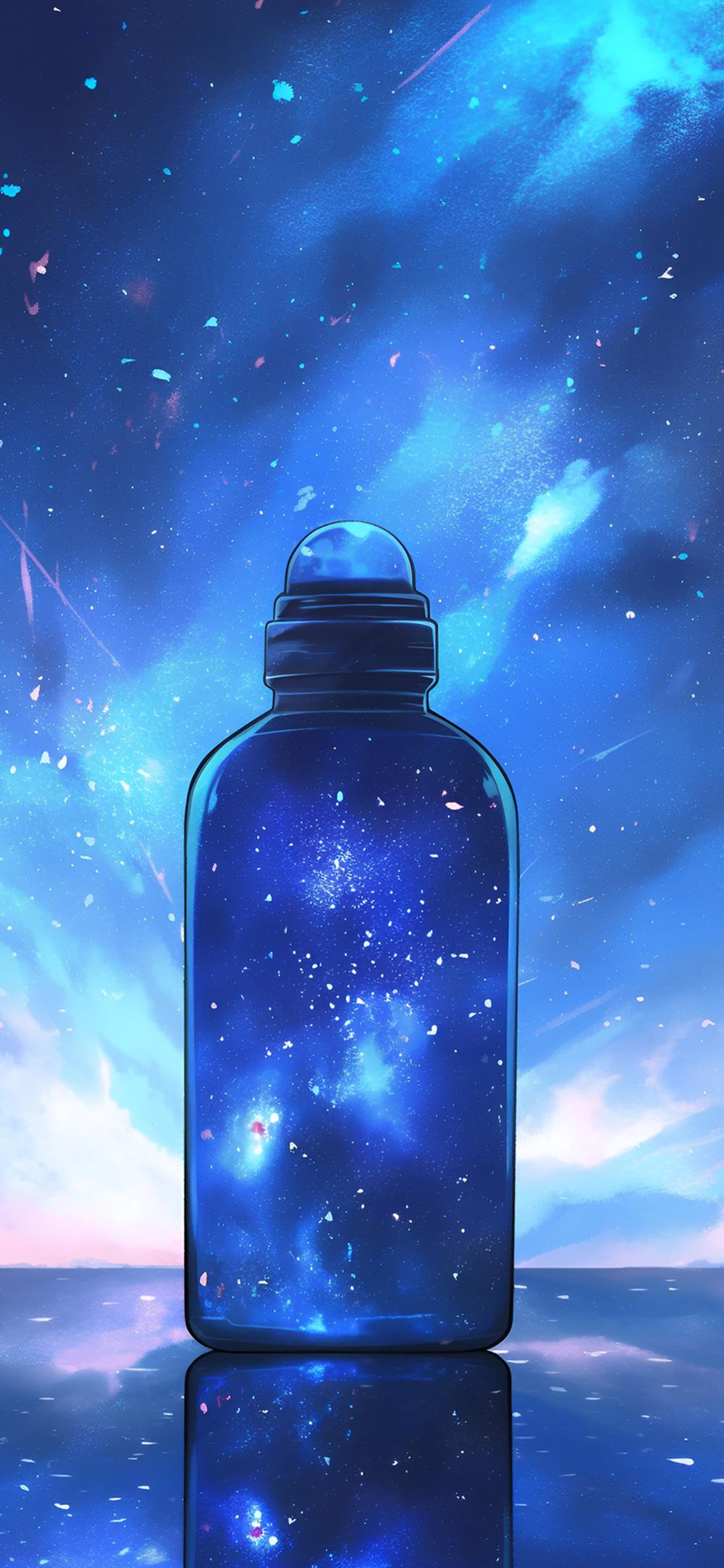 Download Galaxy Flask Cosmic Bottle Fantasy