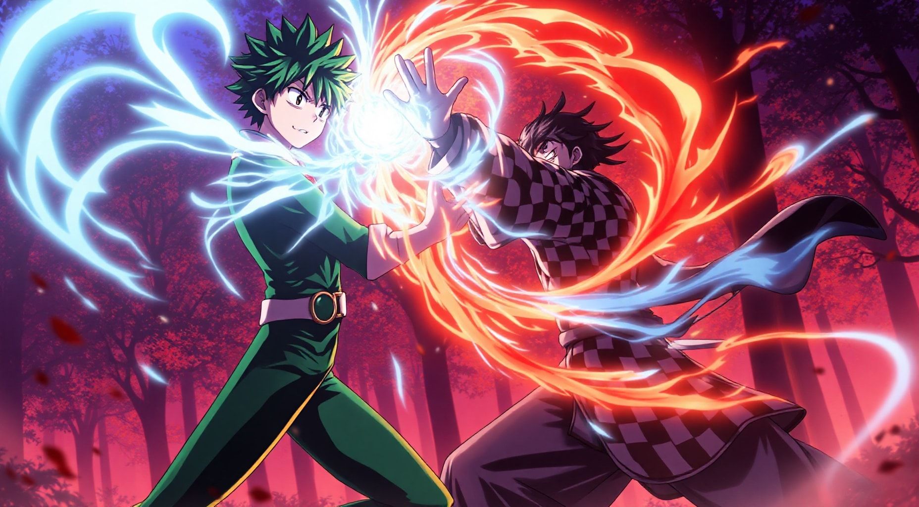 Download Izuku Fight With Tanjiro