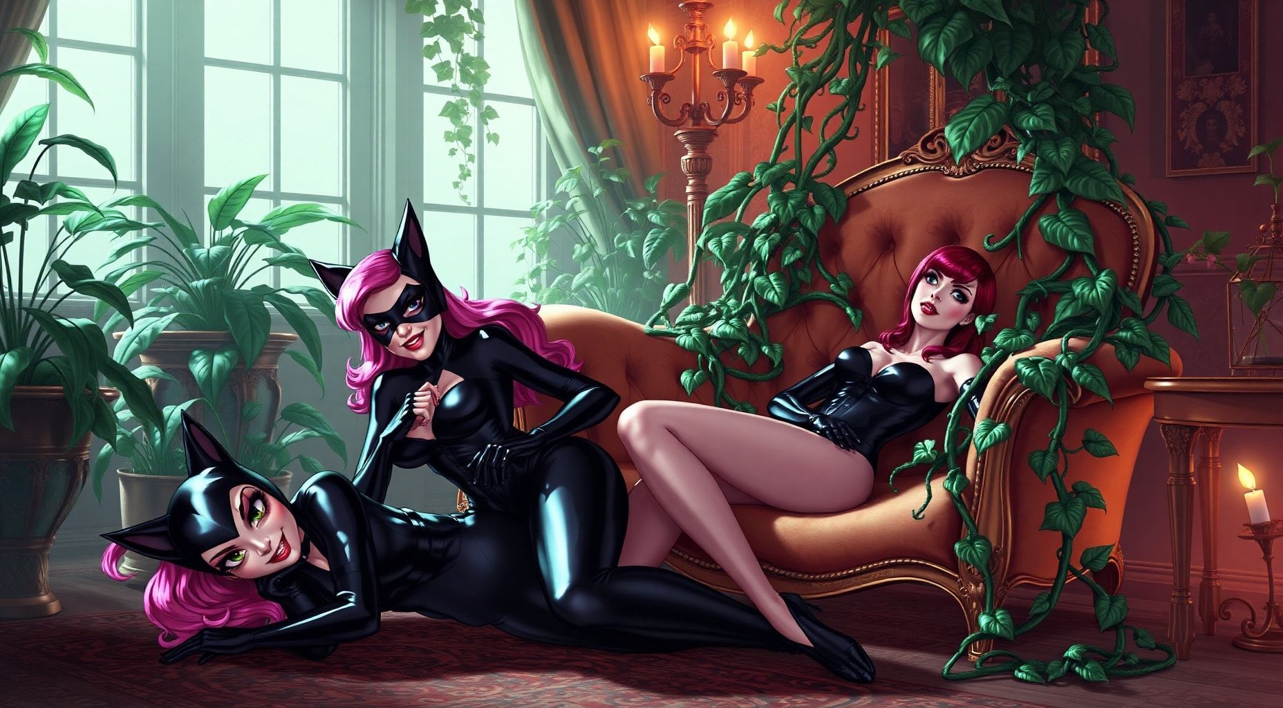 Download Jinx Catwoman Y Hiedra Venenosa Dc