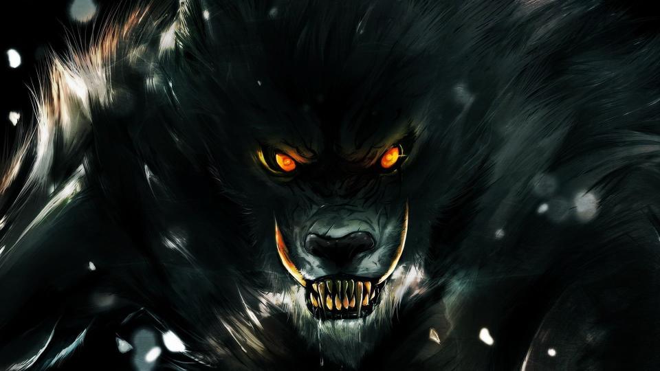 Download gray werewolf  digital