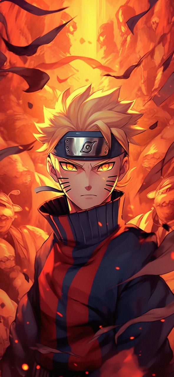 Download Naruto Nine Tailed Fox Orange