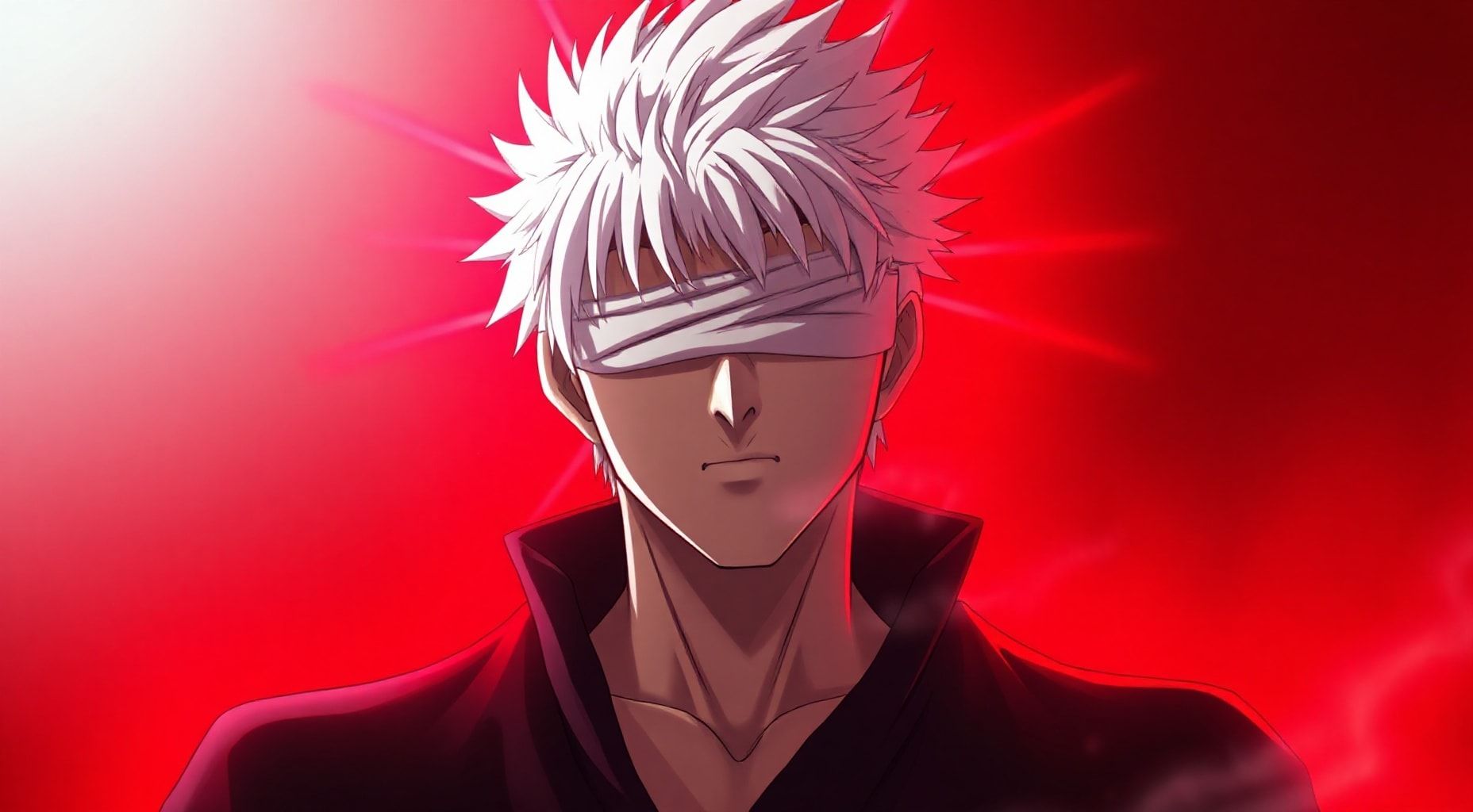 Download Jujutsu Kaisen Gojo Satoru Red Background