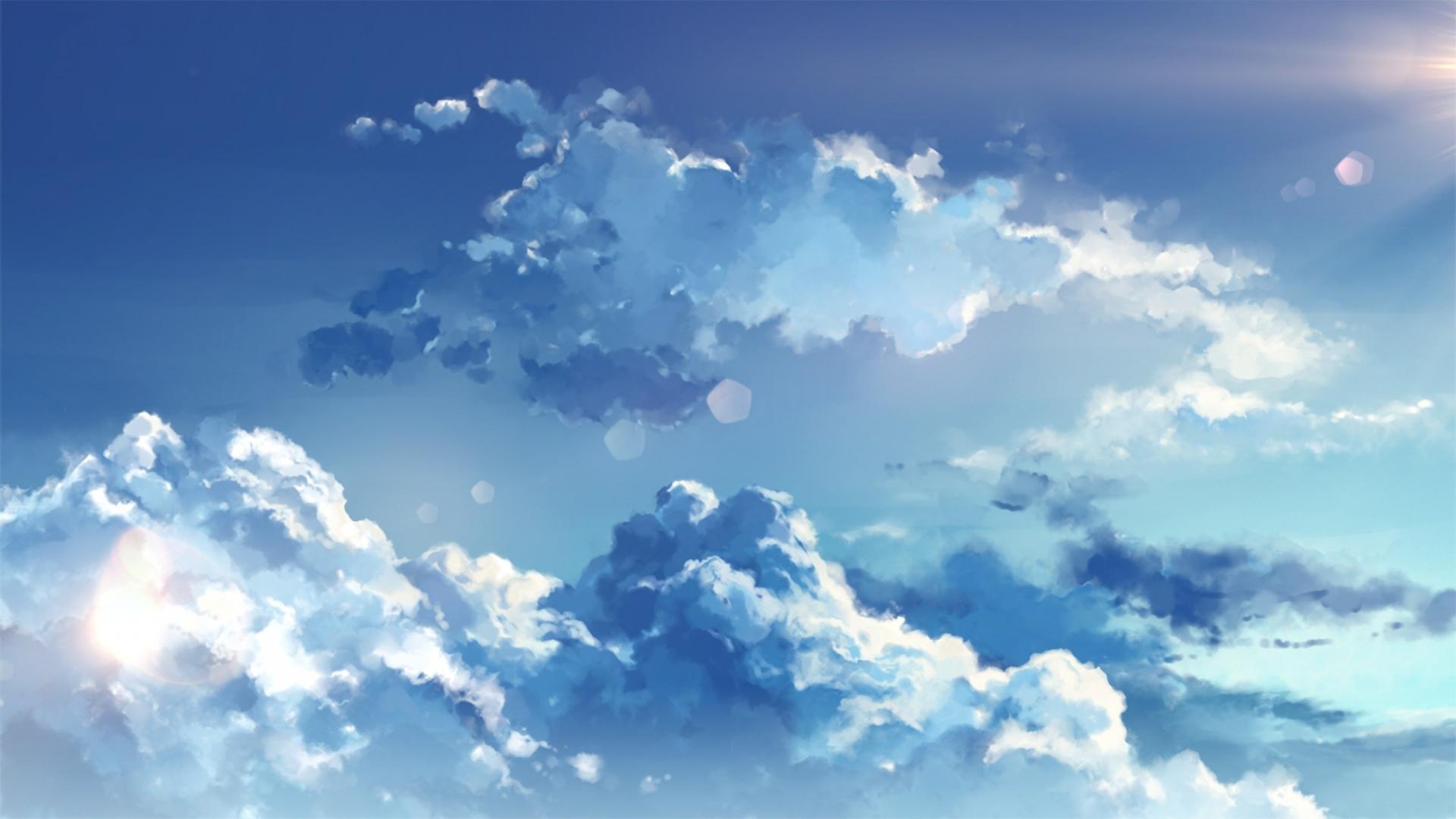 Download Sky Cloud Atmosphere Azure Wallpaper