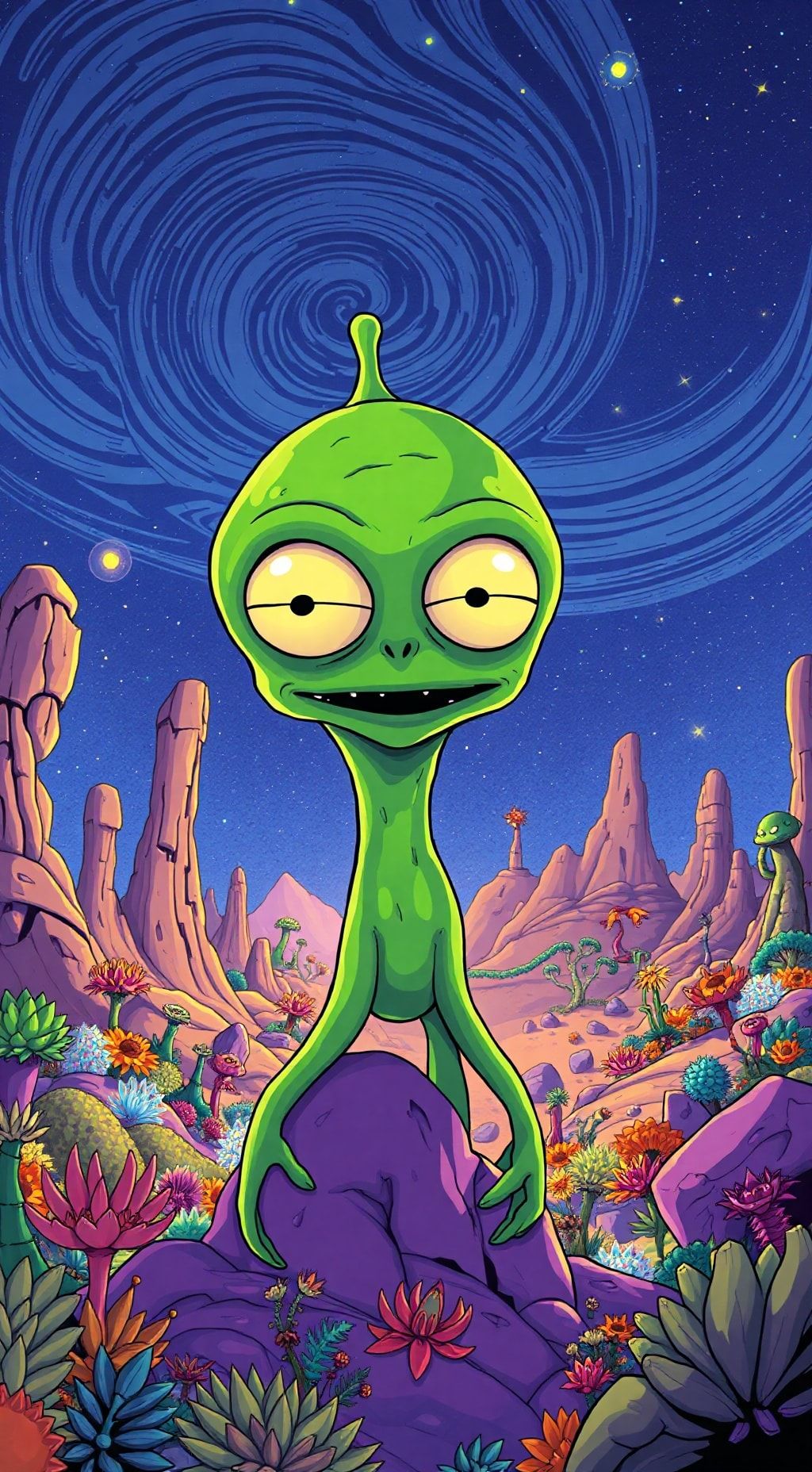 Download Kodos Simpsons Alien Illustration