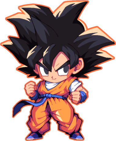 Download Dragon Ball Chibi Goku Sticker