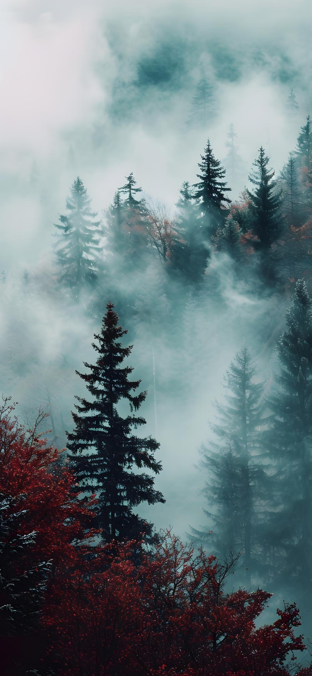 Download Misty Forest Aesthetic Nature