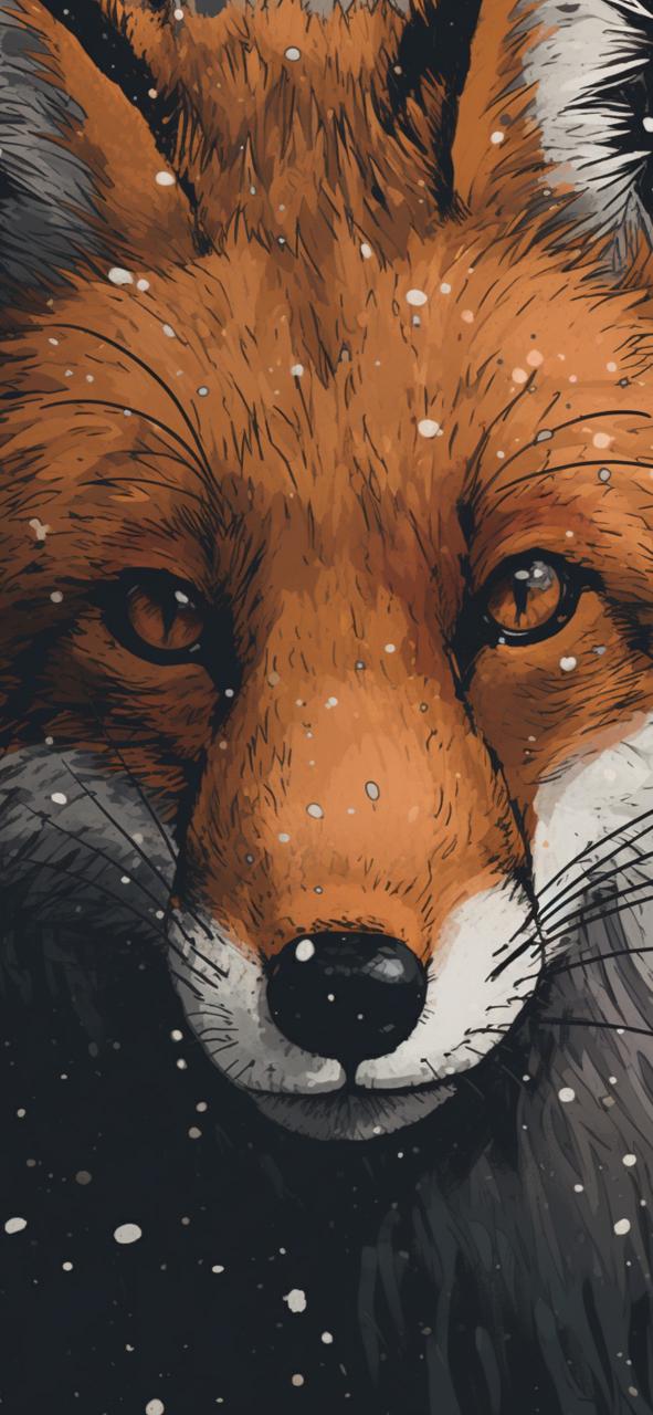 Download Fox Snow Art