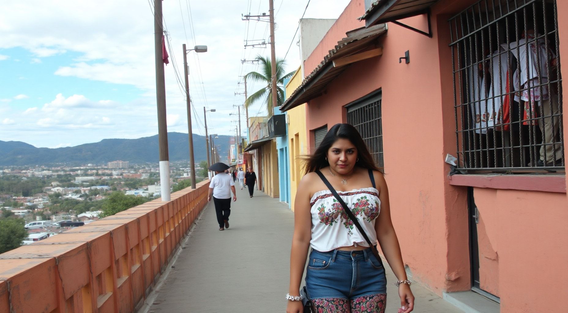 Download Linda Chiqca Caminando Y Coqueteando Por