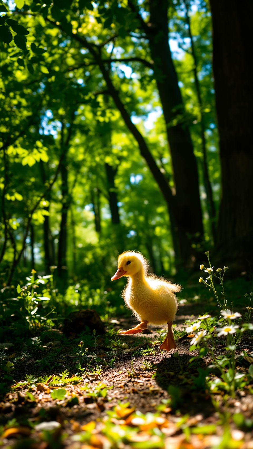 Download Little Duck Play In Woods