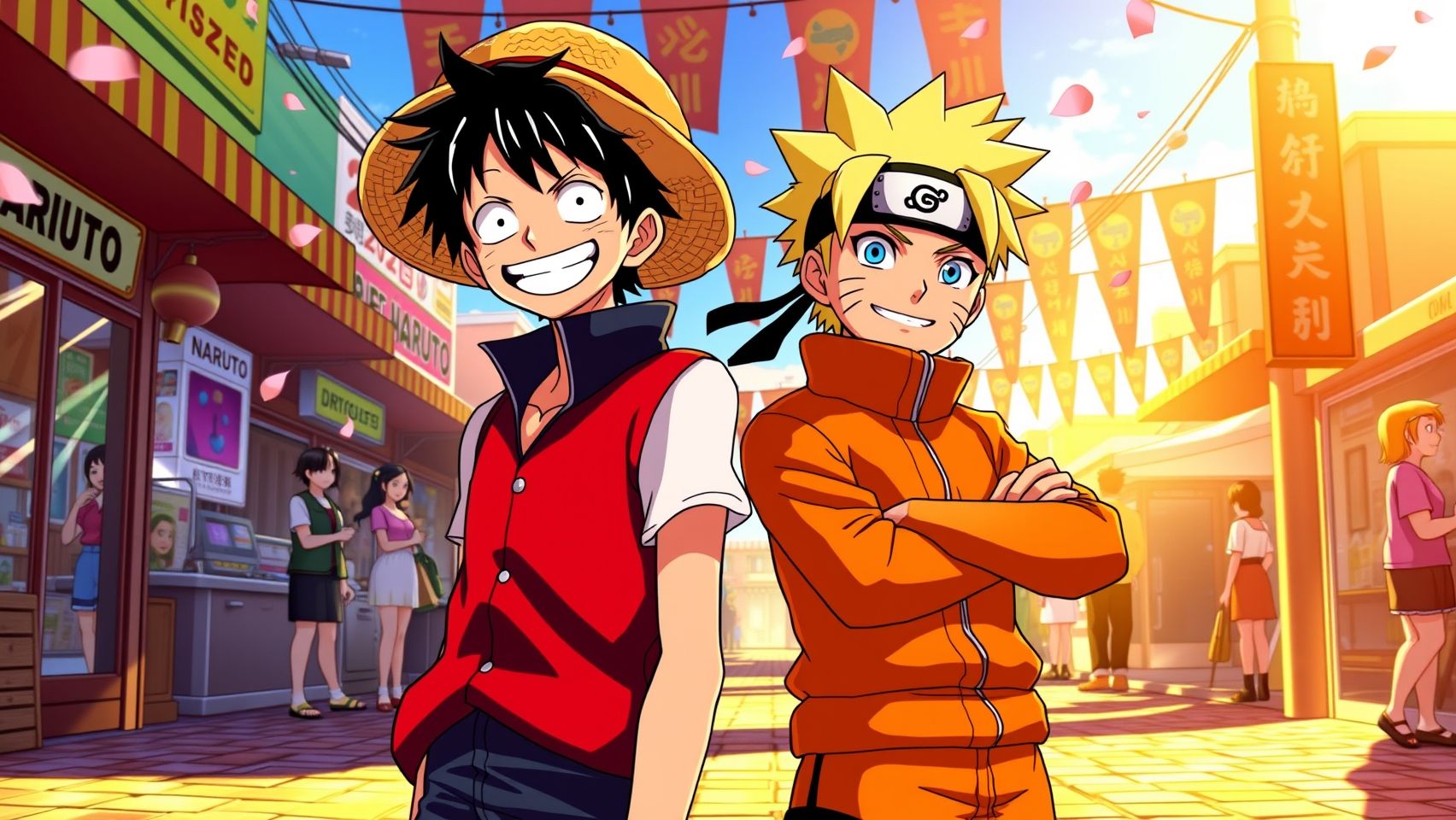 Download Luffy And Naruto