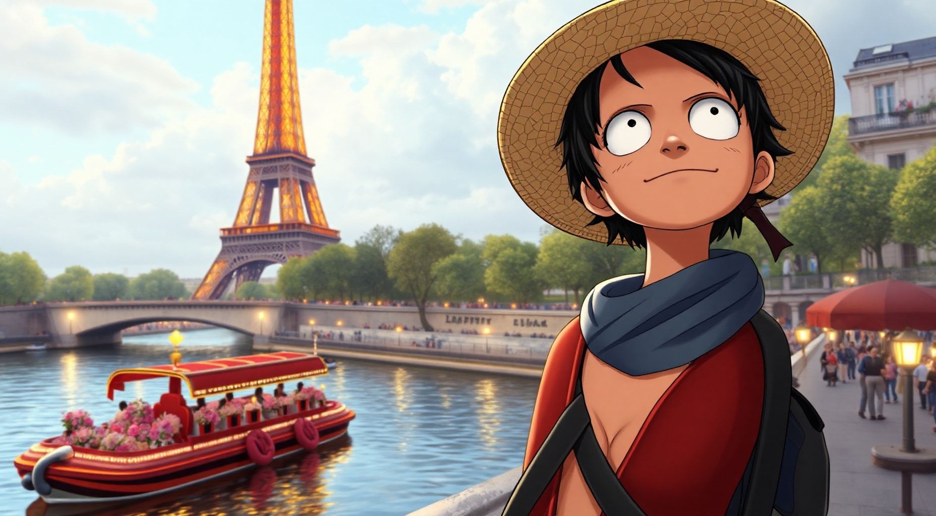 Download Luffy In Paris