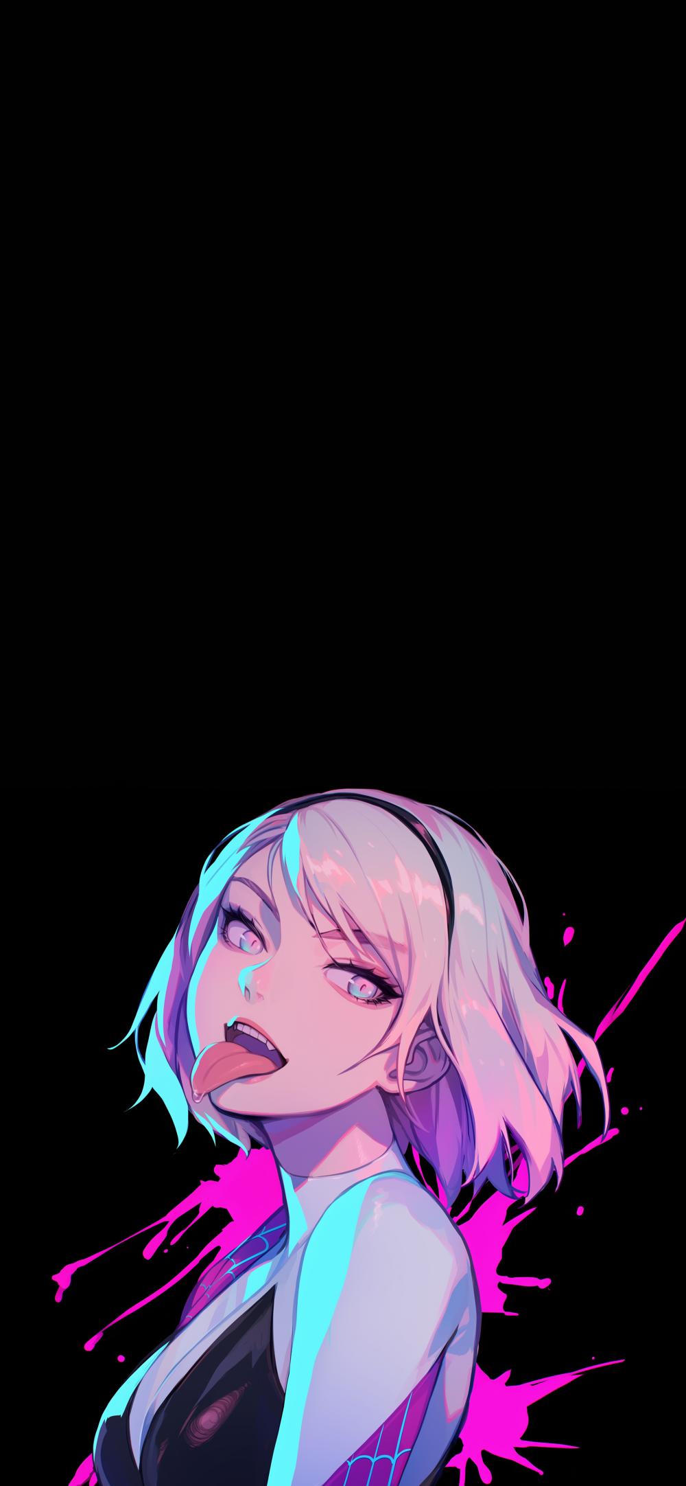 Download Spider Gwen Urban Aesthetic Amoled