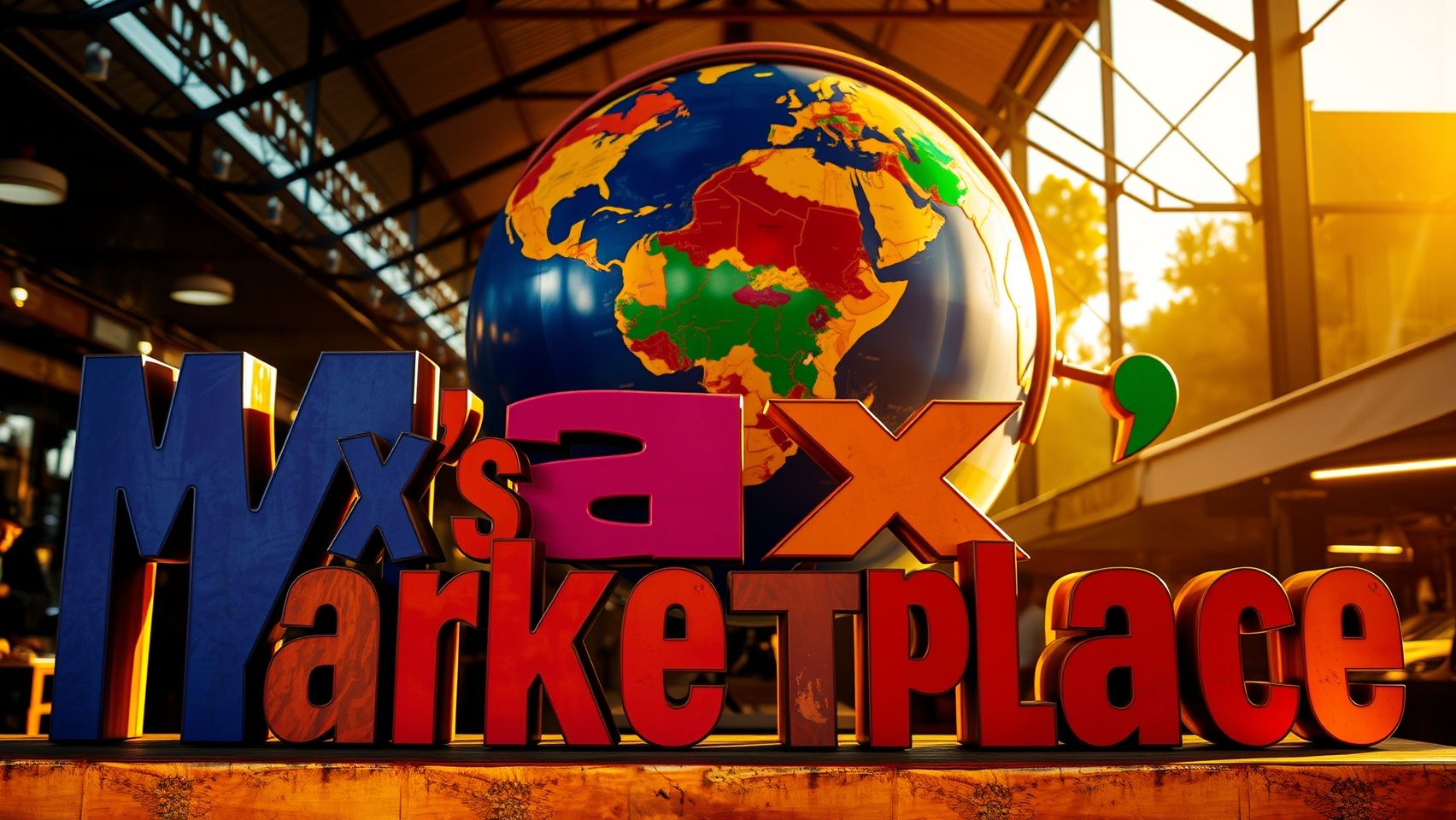 Download Maxs Marketplace As Name In Letters