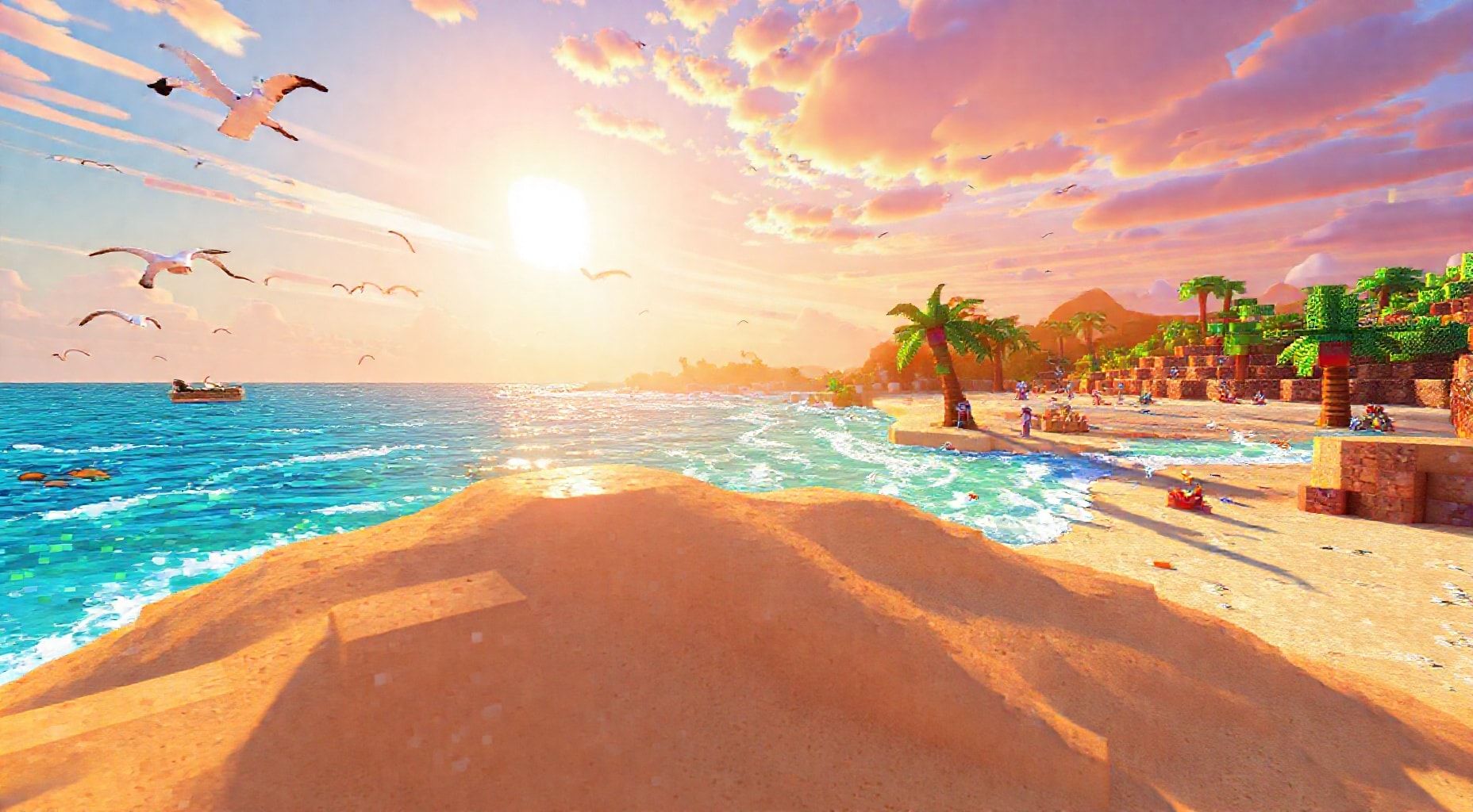 Download Minecraft  Beach