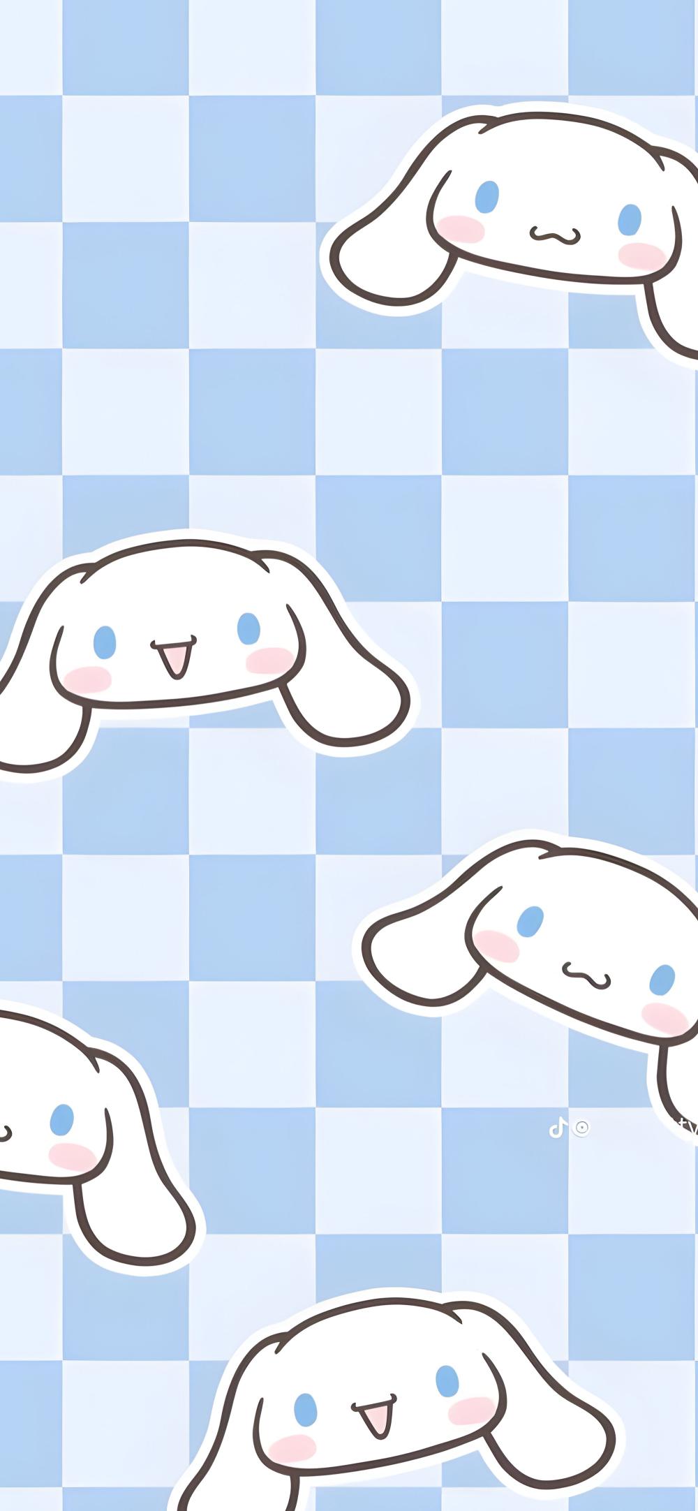 Download Cinnamoroll Checkered Blue