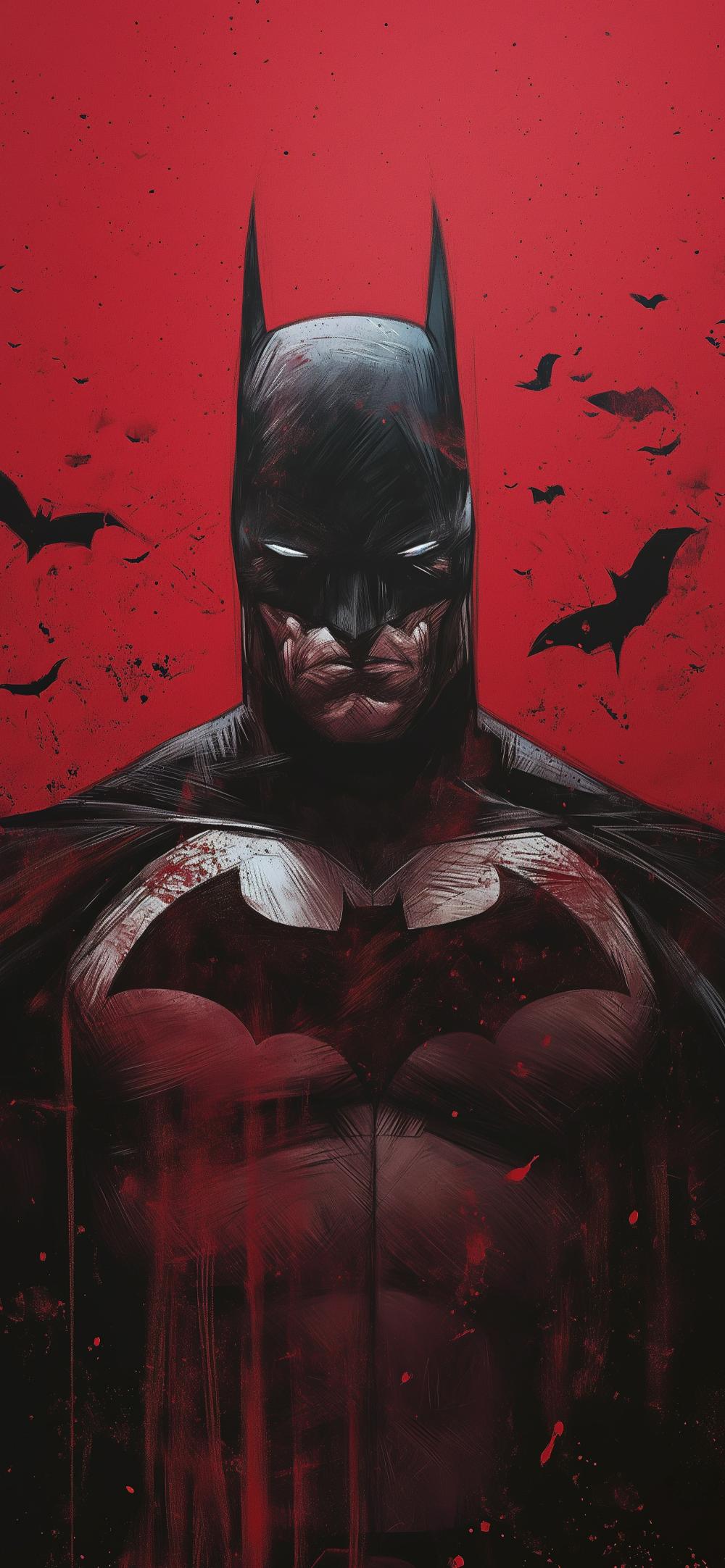 Download Batman Heroic Figure Dark Red Comic