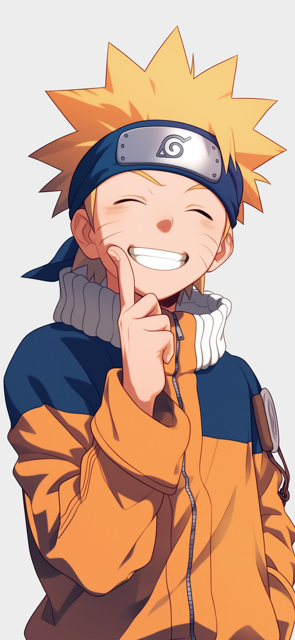 Download Naruto Uzumaki Cheerful Wallpaper