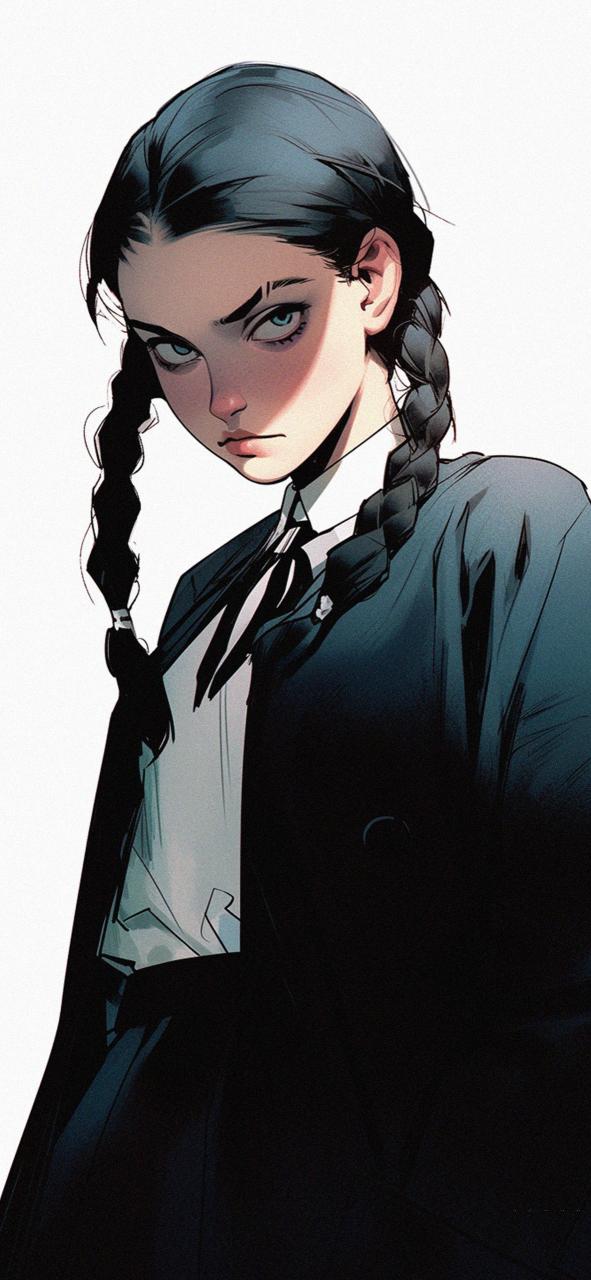 Download Wednesday Addams White