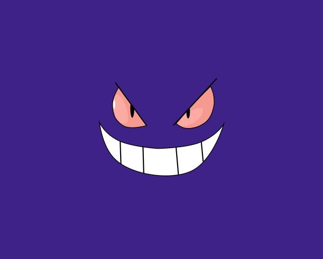 Download pokemon gengar smiling simple