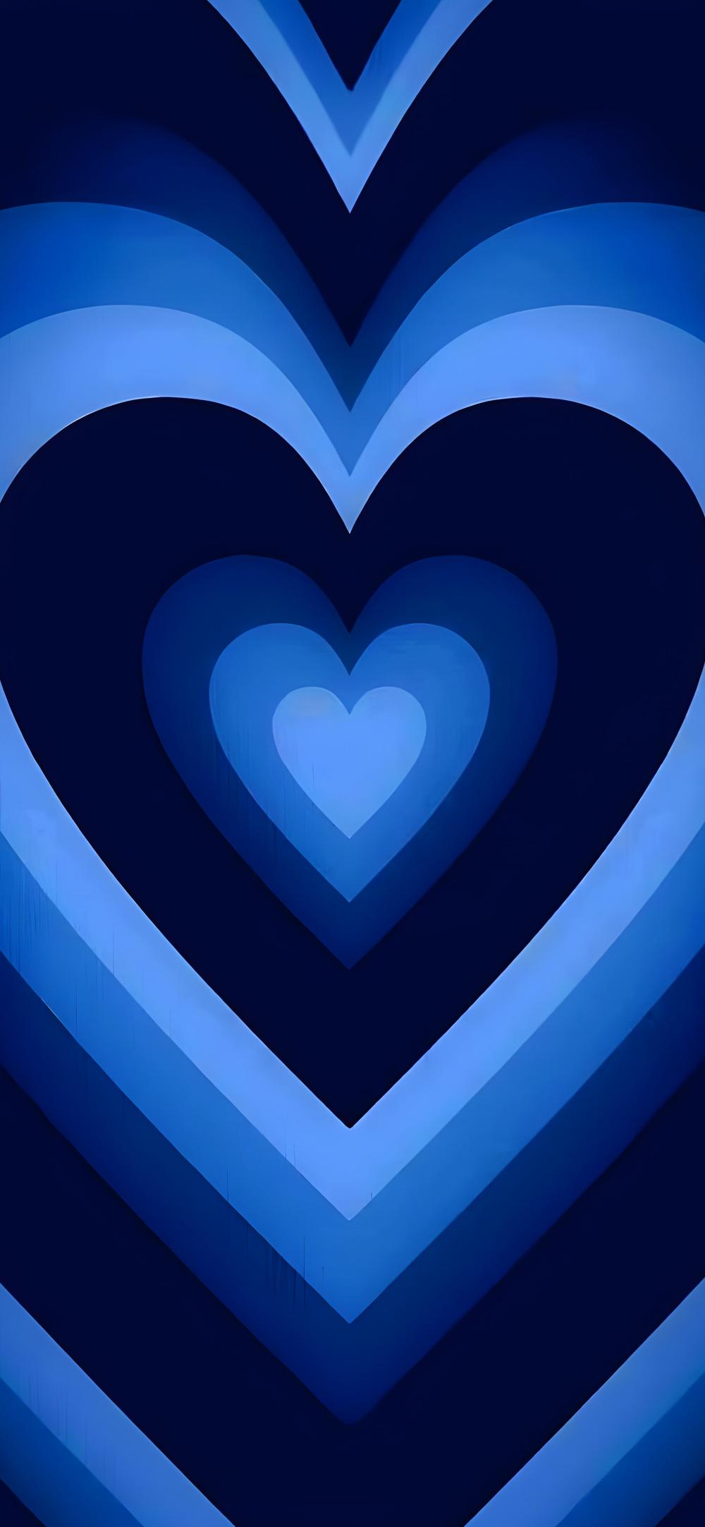 Download Blue Heart Depth Effect