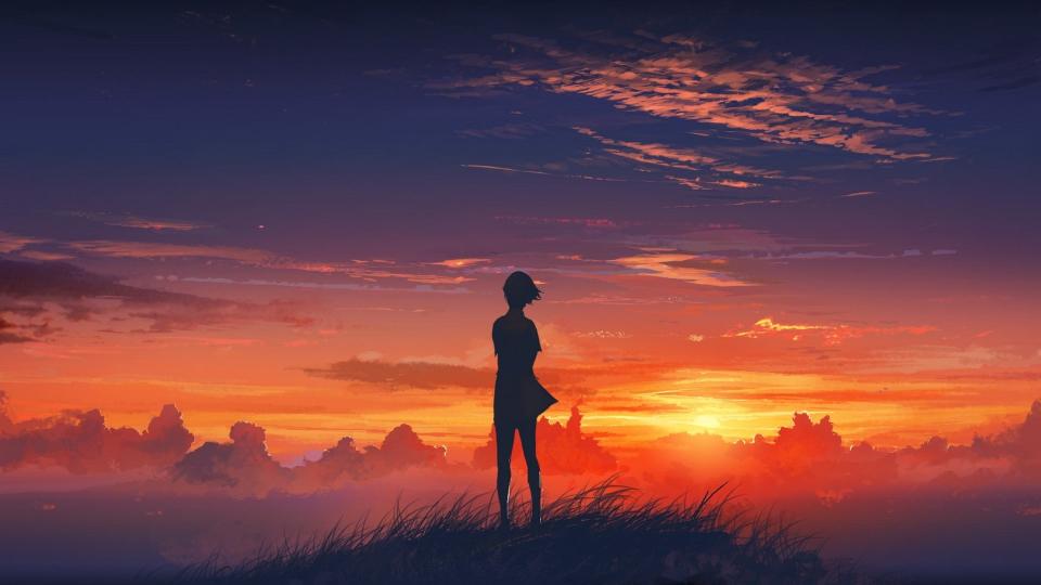 Download Anime Sunset Sunrise Anime