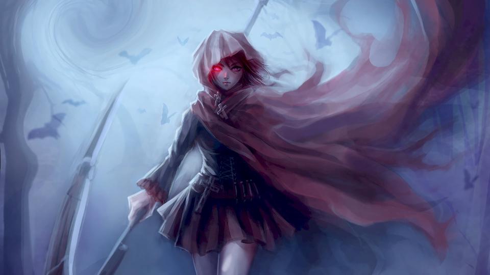 Download anime girl with scythe