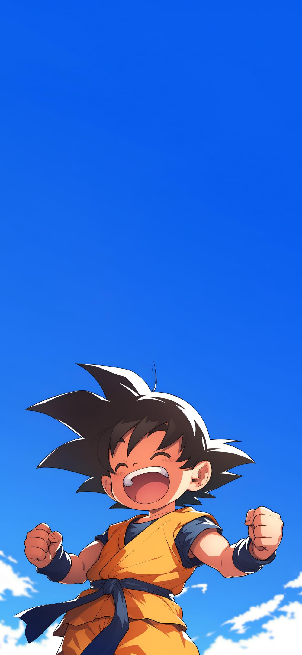 Download Kid Goku Happy