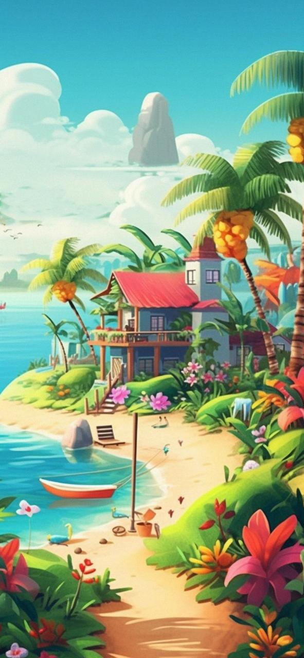 Download Tropical Beach Summer Art