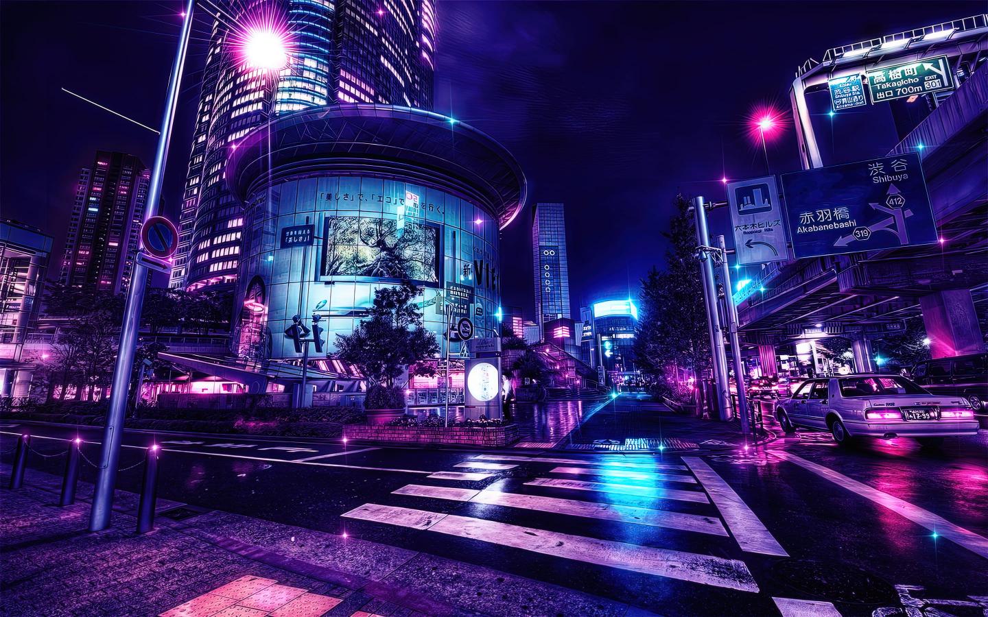 Download Anime city Tokyo edit