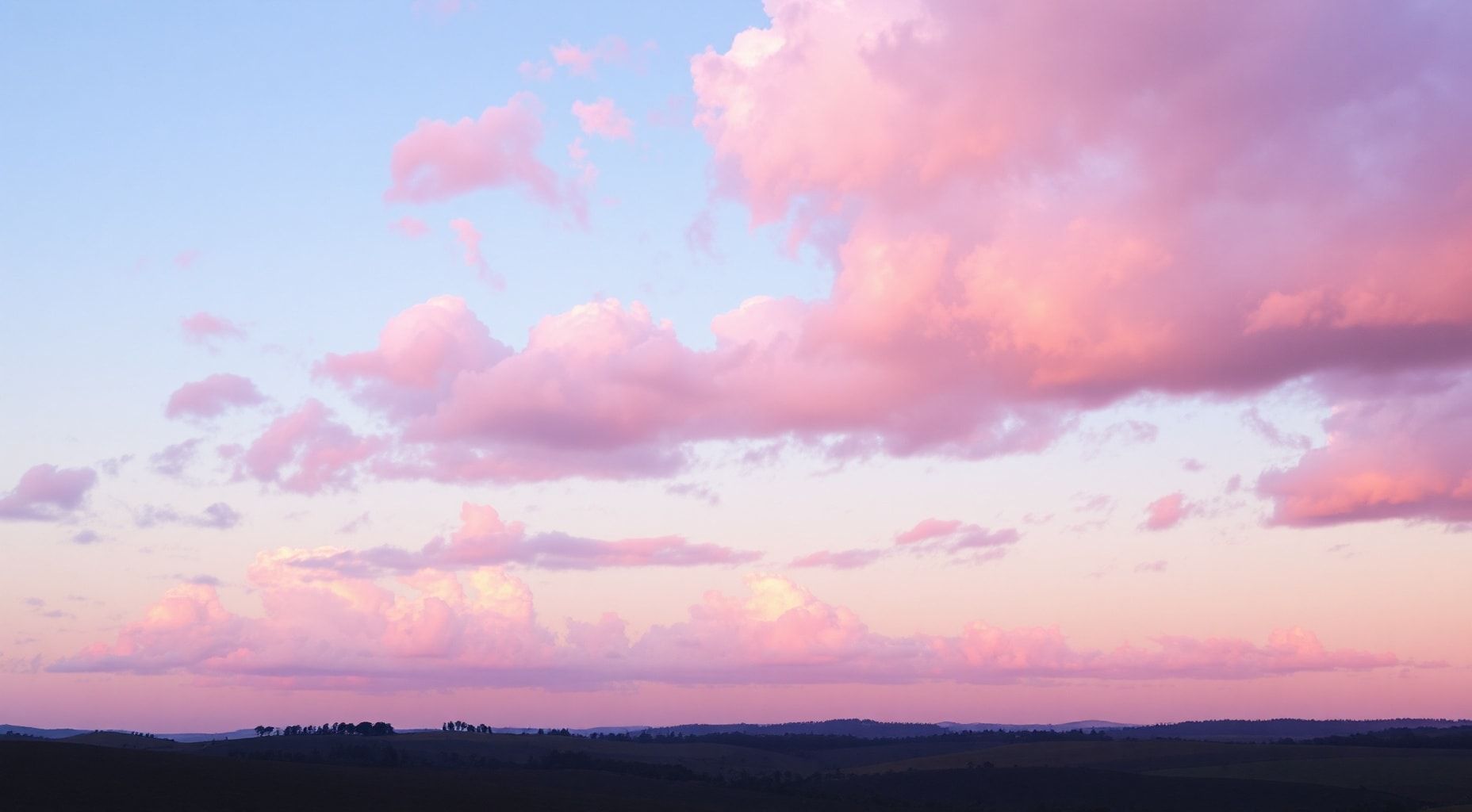 Download Pink Clouds Dusk 4k Wallpaper Makoto